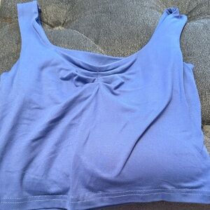 Women's Blue Sleeveless Top